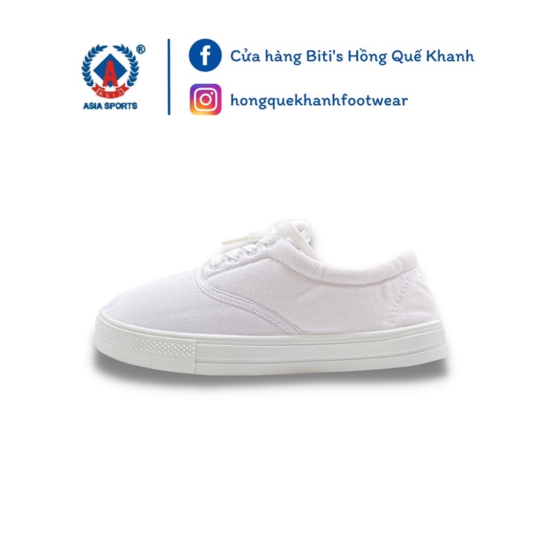 Giày Bata Vải Asia Form Nam dành cho học sinh hai màu trắng, xanh