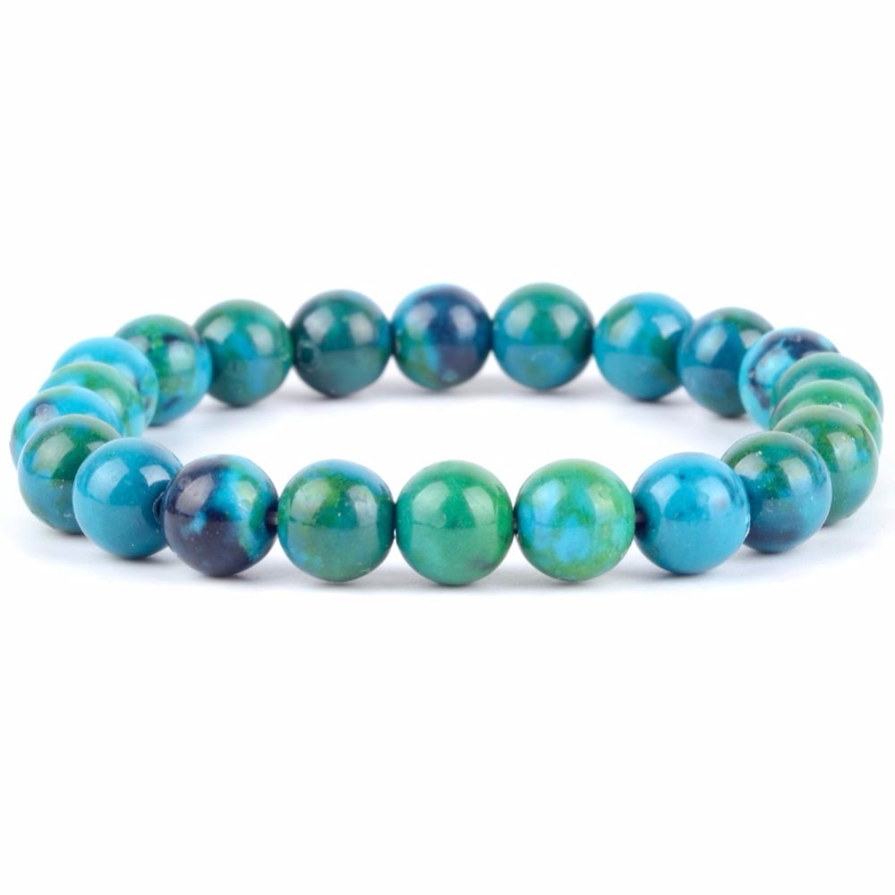 Vòng Tay Đá Núi Lửa Chakra Tự Nhiên Cho Nữ