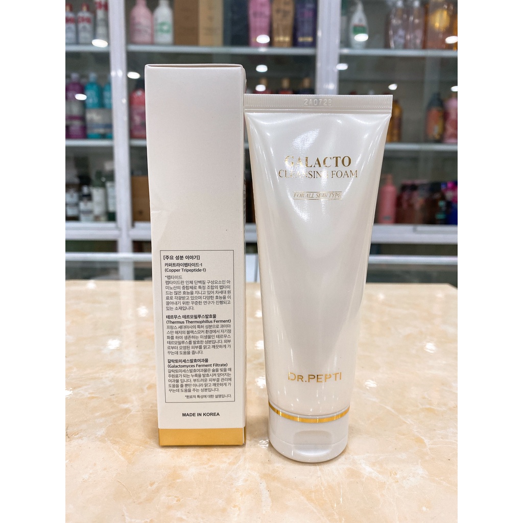 Sữa Rửa Mặt Gạo Dr.Pepti+ Galacto Cleansing Foam 110ml