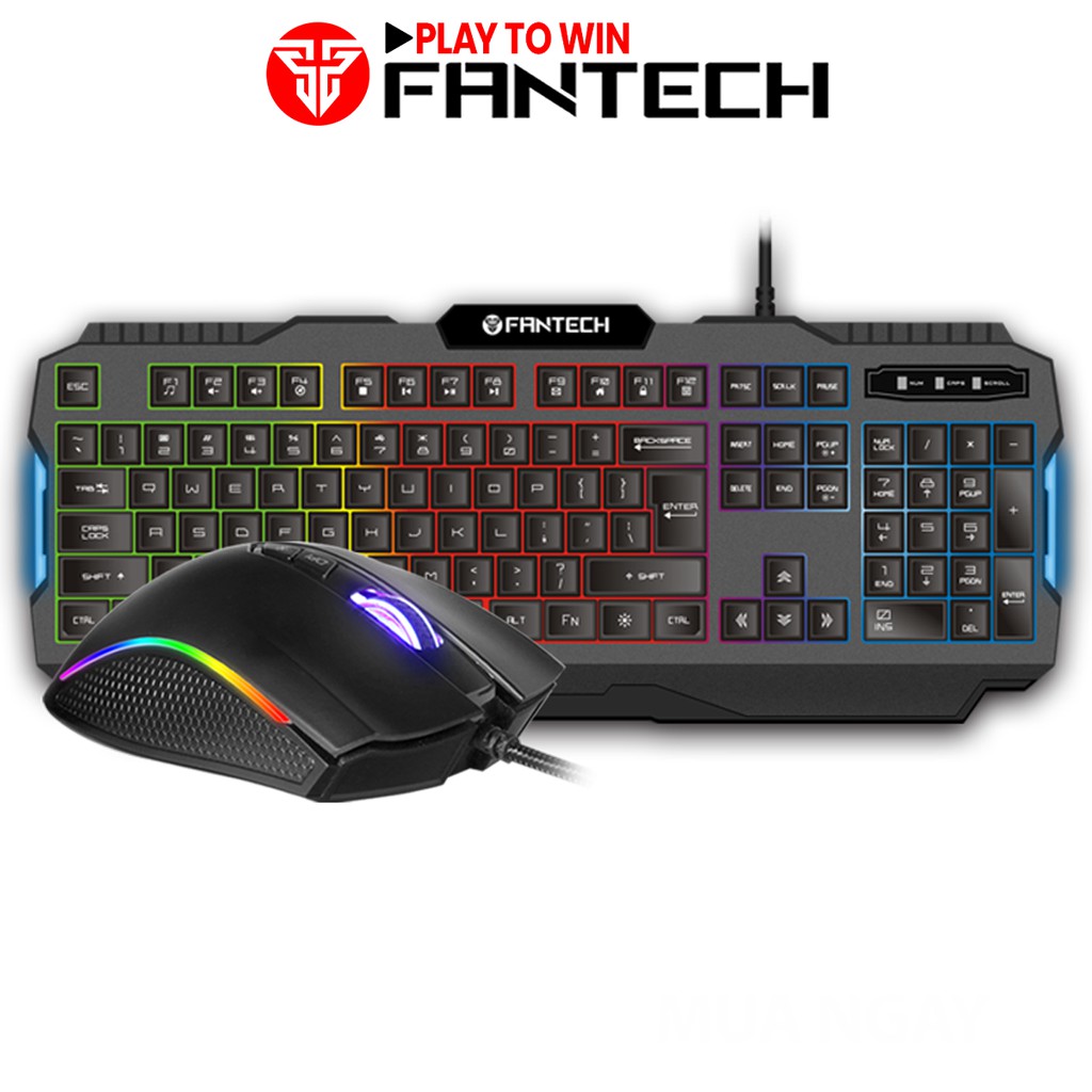 Combo FANTECH Newbie Bàn Phím K511 + Chuột Gaming X9/X4s/X5s -Hãng Phân Phối Chính Thức