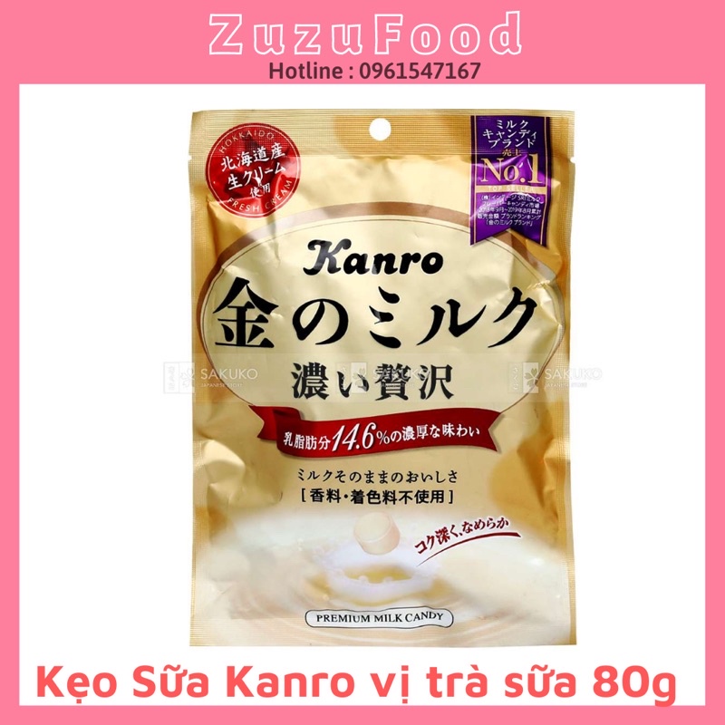 Kẹo sữa kanro 80g Nhật Bản