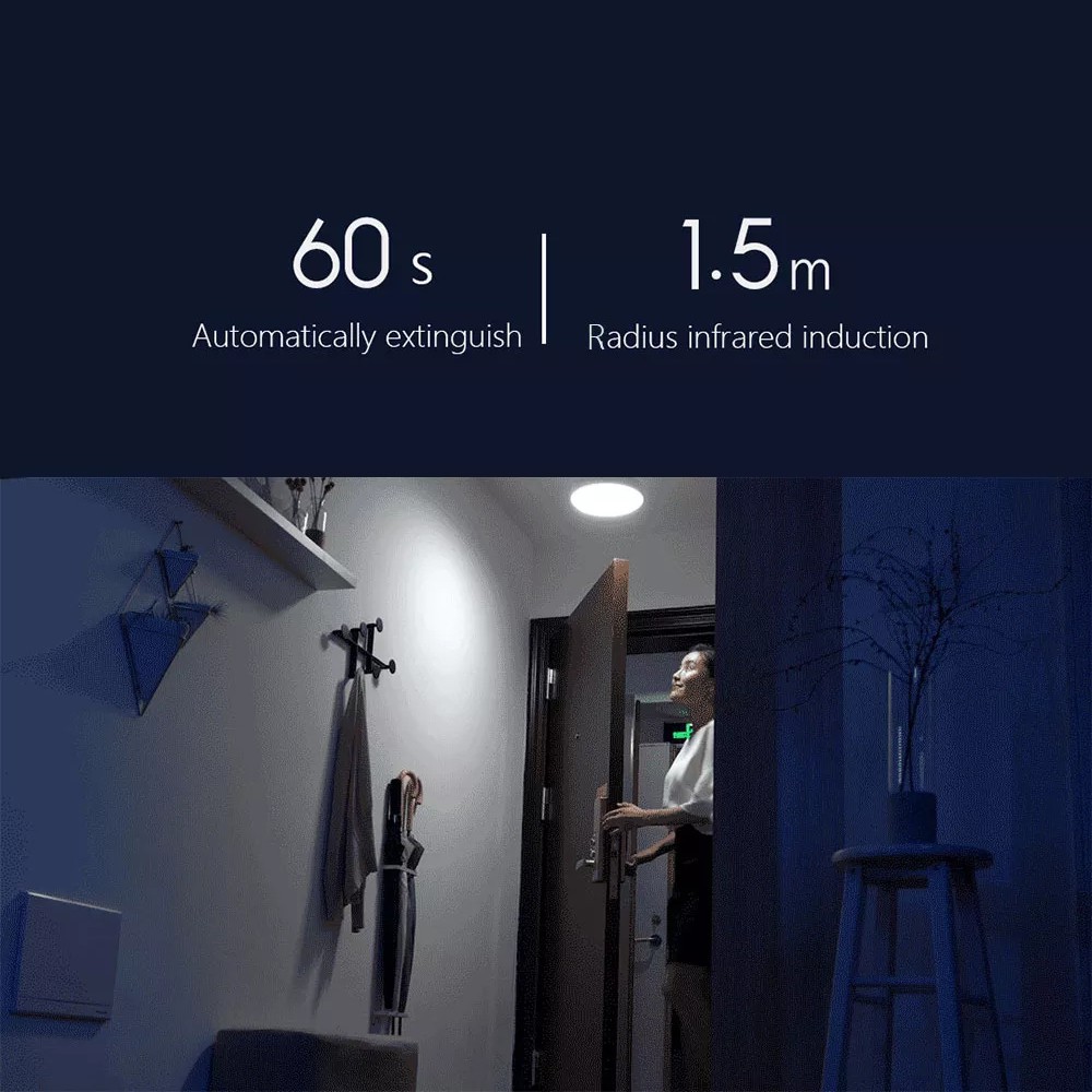 Đèn Trần Cảm Biến Chuyển Động Cơ Thể Người Xiaomi Youpin Yeelight 10W AC220-240V