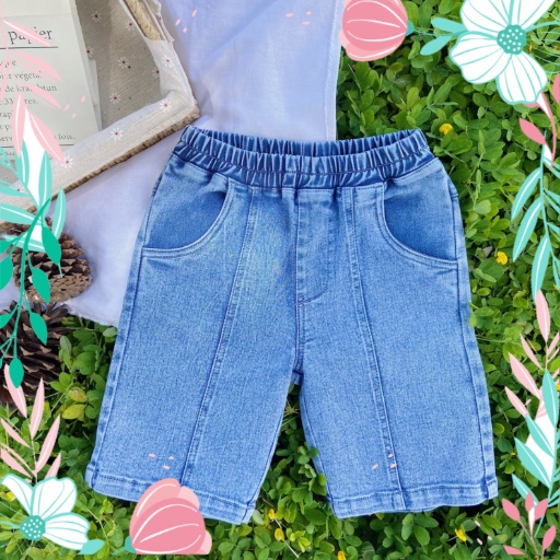 Quần bò ngố can mảnh suông cho bé trai trai bé gái 9-30kg B1.1