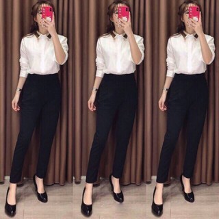 Quần tây công sở lưng chun
