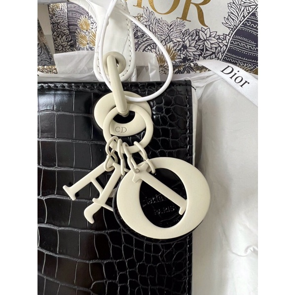 Túi xách Di o vân cá sấu bản pha màu