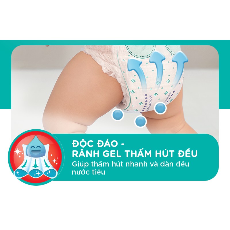 Bỉm tã quần Pampers giấc ngủ vàng size XL 48 miếng (12-17kg) Công Nghệ Nhật Bản, Rãnh Gel Độc Đáo Mềm Mại Như Bông