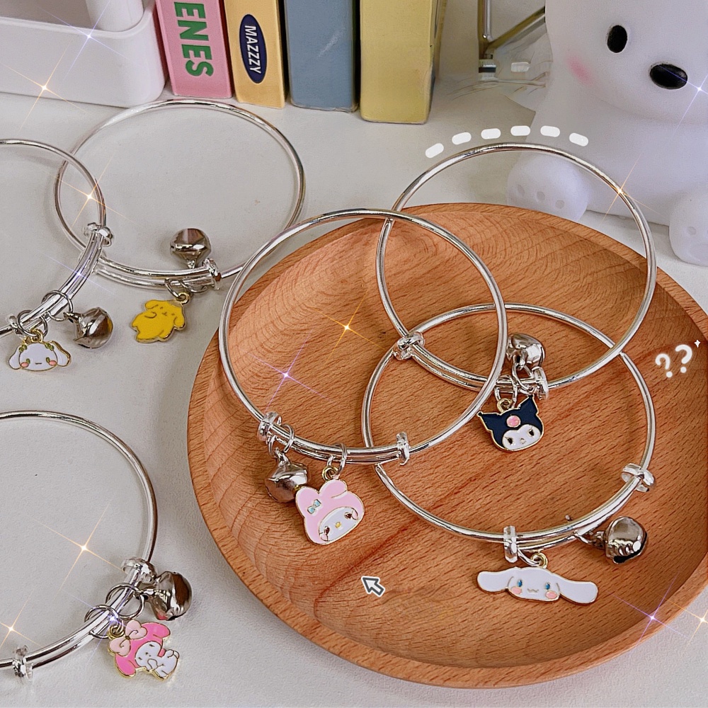 Vòng Tay Mặt Hình Thỏ Hoạt Hình Dễ Thương Cho Bạn Bè