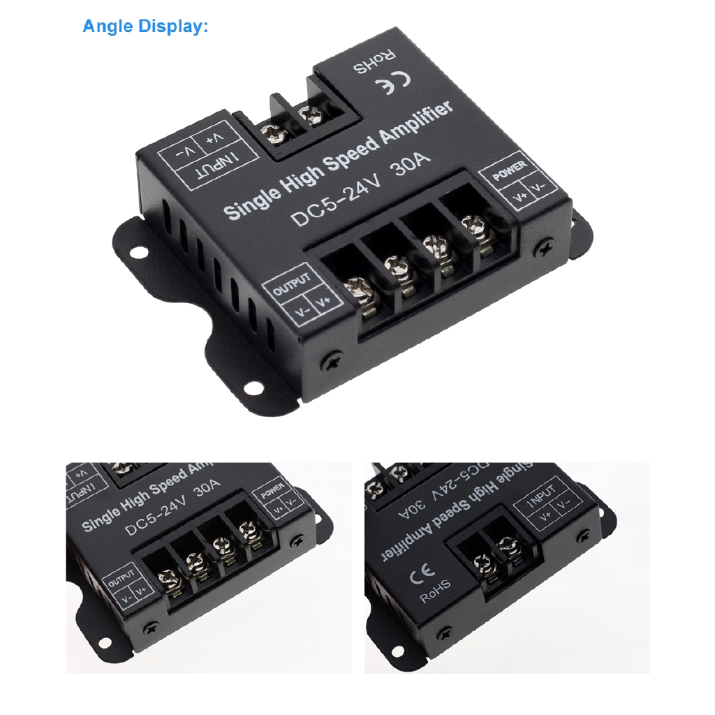 Thiết Bị Khuếch Đại Nguồn Dc5V-24V 30a Cho Dây Đèn Led Một Màu | BigBuy360 - bigbuy360.vn