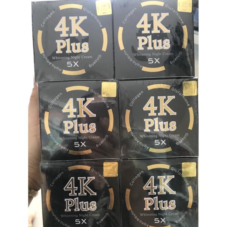 Kem 4K Plus Thái Lan mẫu mới 5x có tem góc ( logo dưới đáy hộp)