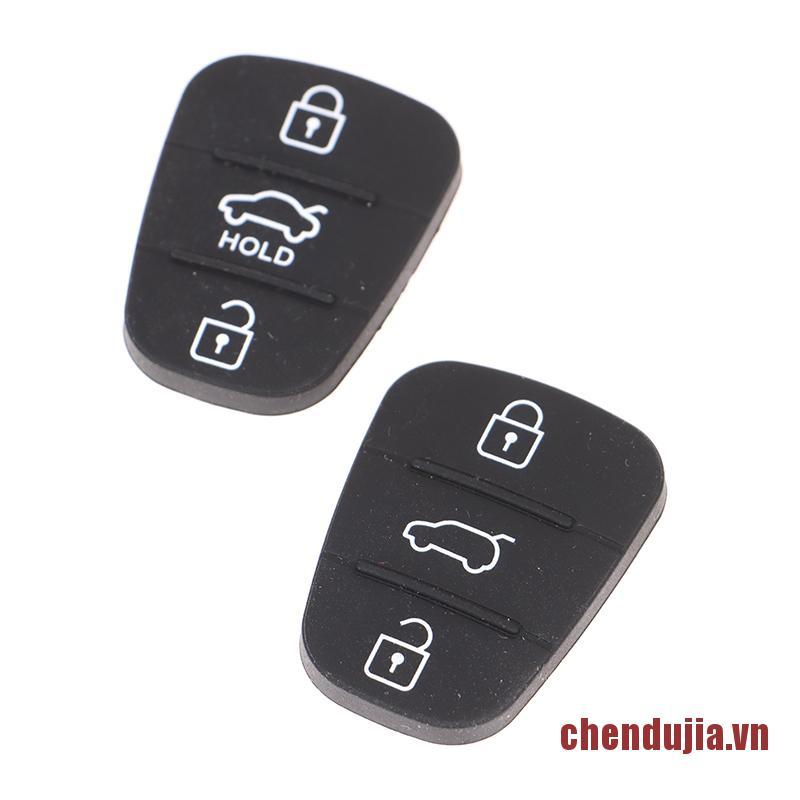 Vỏ Chìa Khóa Silicone 3 Nút Cho Hyundai Kia