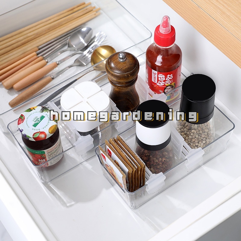 Set 4 Tấm Chia Ngăn Tủ Lạnh Bằng Nhựa Tiện Dụng