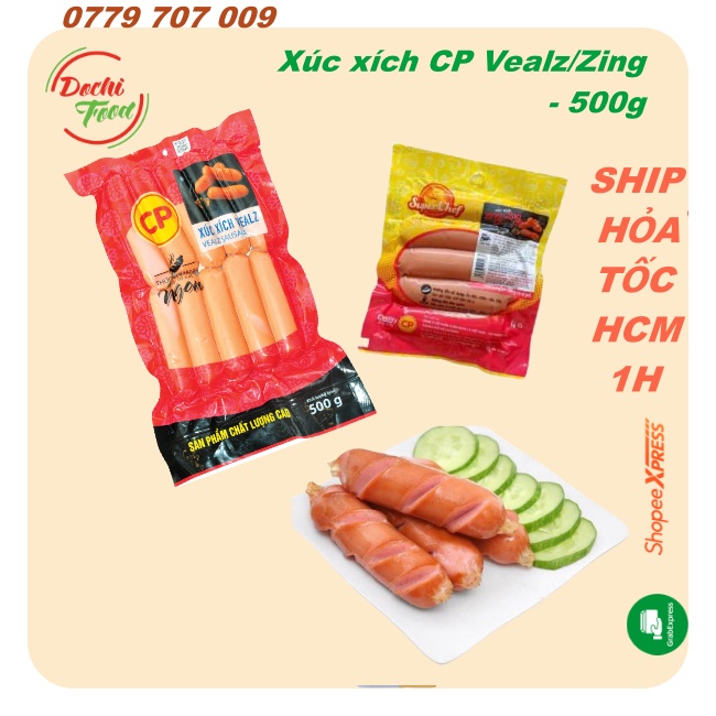 Xúc xích VEALZ CP - 500g/10 cây