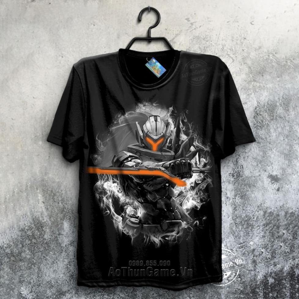 Áo LMHT 3D Yasuo Black TD01 (3D Đen) Áo Game LoL Liên minh huyền thoại - cực HỎT