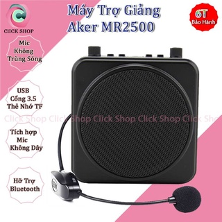 Máy Trợ Giảng Aker MR2500 Hỗ Trợ Bluetooth, USB, Thẻ Nhớ Hàng Kèm 1 Micro Không Dây- Máy Aker MR-2500 Không Trùng Sóng