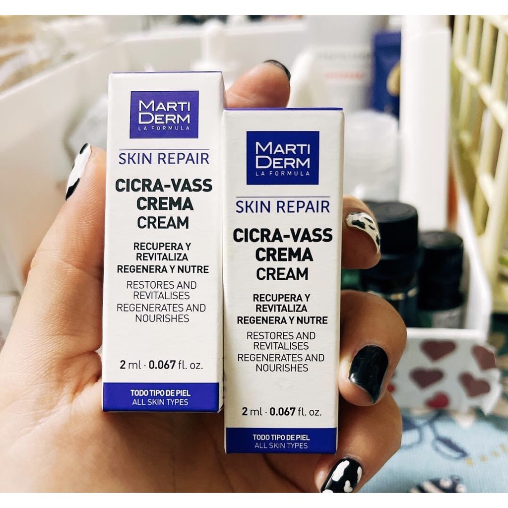 MartiDerm Skin Repair Cicra Vass Cream Kem B5 tái tạo & phục hồi da.