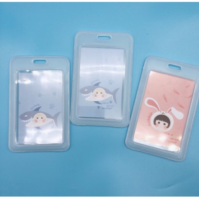 Bao đựng thẻ sinh viên, xe bus nhựa da nhiều loại