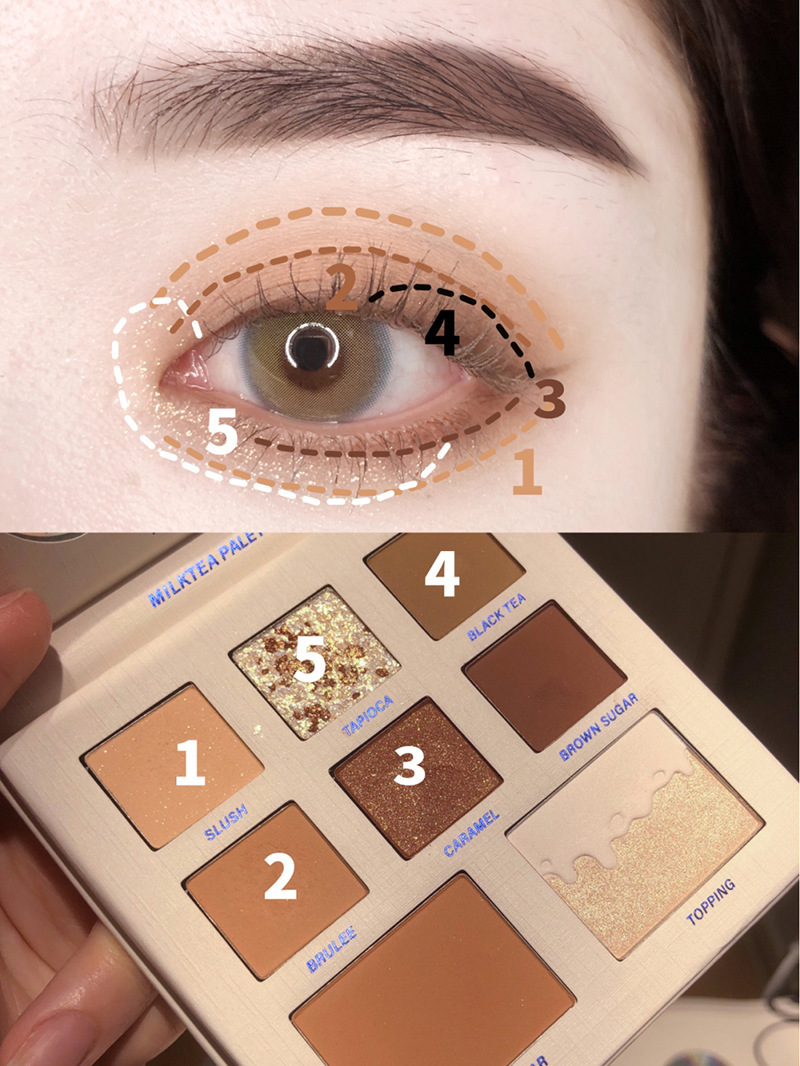 DIKALU (Hàng Mới Về) 1 Bảng Phấn Mắt 8 Màu Ánh Ngọc Trai Lấp Lánh Chống Thấm Nước | BigBuy360 - bigbuy360.vn