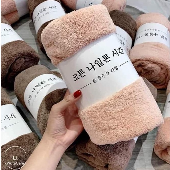 Khăn tắm Hàn Quốc loại 1 nặng 300g / 1 cái , Siêu thấm , Siêu mềm mịn