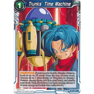 Thẻ bài Dragonball - TCG - Trunks' Time Machine / BT2-066'