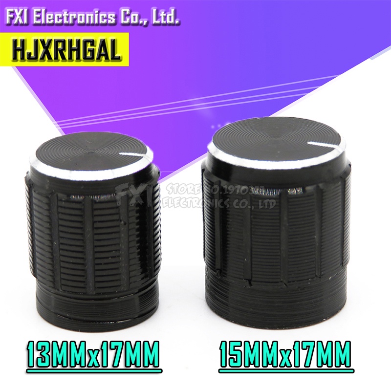 Set 10 Nút Vặn Chiết Áp 13 * 17mm 15 * 17mm 13 * 17 15 * 17 Bằng Hợp Kim Nhôm