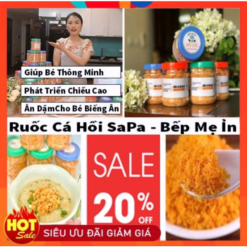 ruốc cá hồi bếp mẹ Ỉn