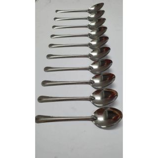 Combo 200 cái muỗng bầu tròn inox 430