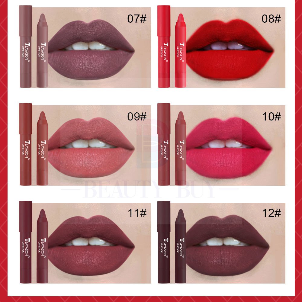 (Hàng Mới Về) Bộ 3 Son Bóng Dưỡng Ẩm Chống Thấm Nước 6110 | BigBuy360 - bigbuy360.vn