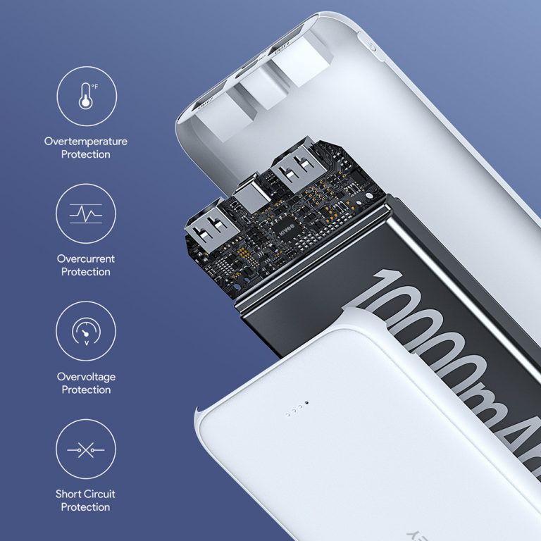 [GIAO HỎA TỐC] Sạc dự phòng Aukey 10.000mAh PB-N99, 2 cổng USB -hàng chính hãng