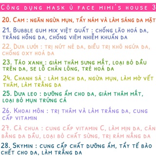 Mặt Nạ Ủ Handmade Mimim