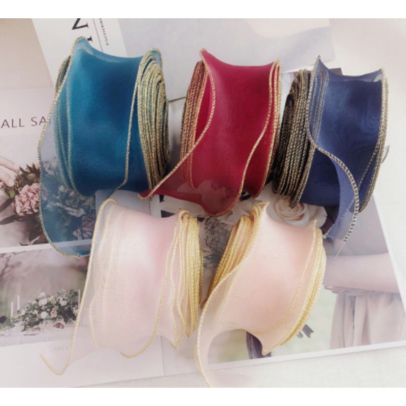 Sét 2 mét voan viền kim tuyến loại đẹp