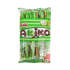 BÁNH SNACK QUE AKIKO OISHI NHÂN SỮA DỪA 160G