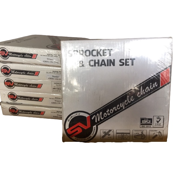 Bộ Nhông Sên Dĩa Thương Hiệu SPROCKET & CHAIN SET, Dùng Cho Xe Dream, Wave, Hàng Nhập Khẩu, Bao Xài