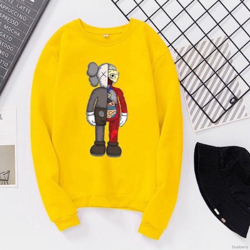 Áo sweater nỉ bông KAWS unisex
