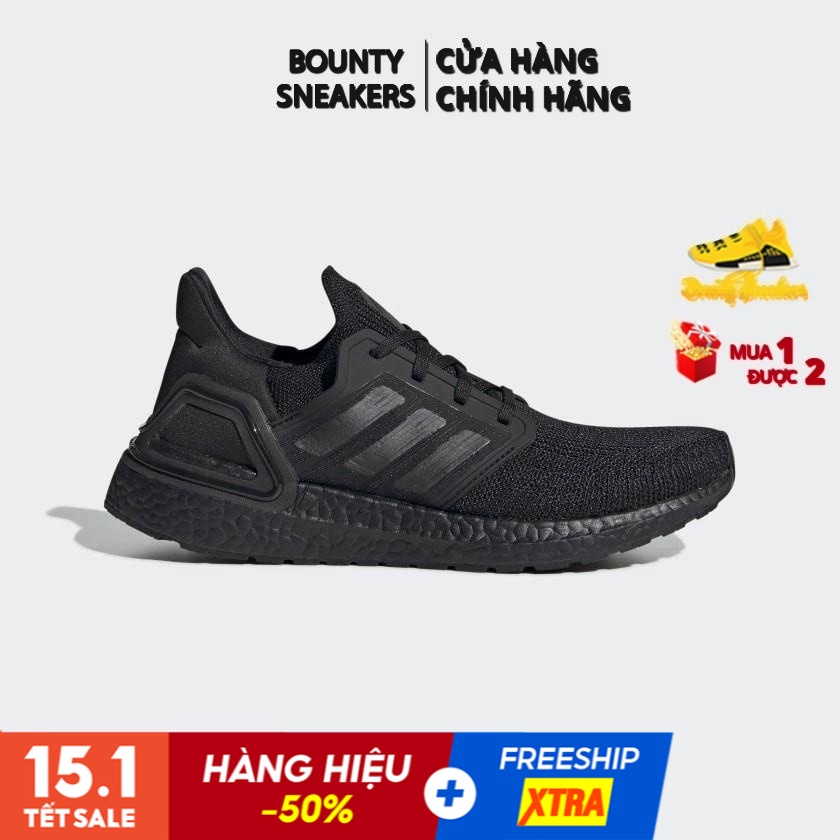 Giày Ultra Boost 20 &quot;Triple Black&quot; FU8498 - Hàng Chính Hãng - Bounty Sneakers