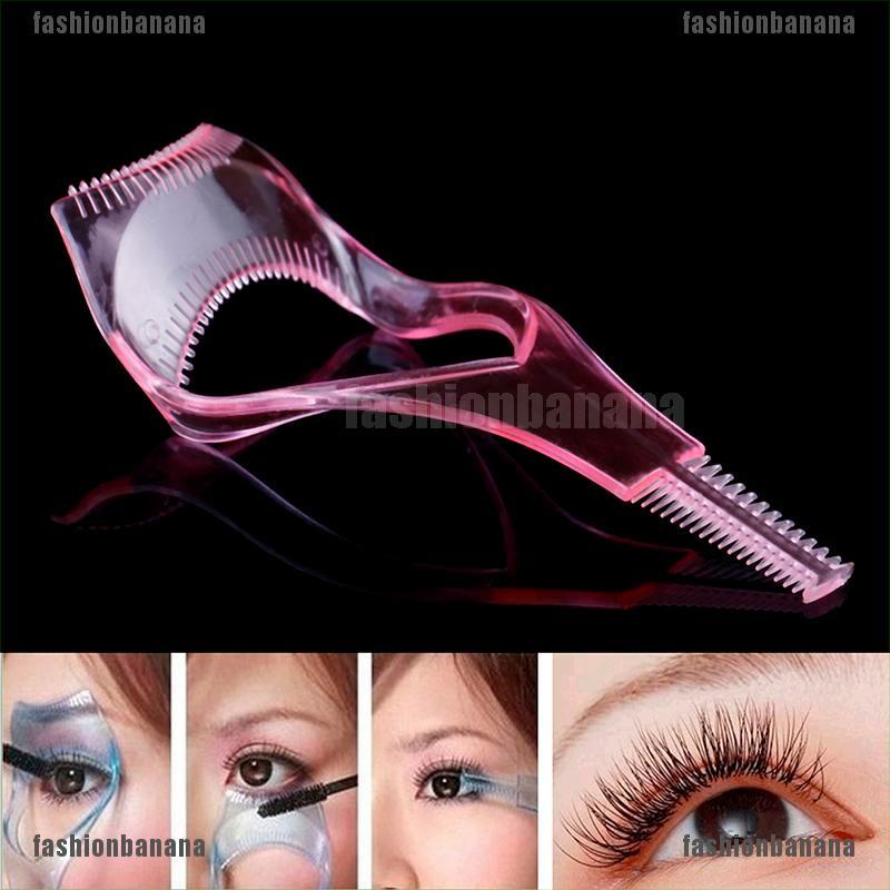 (Hàng Mới Về) Dụng Cụ Bảo Vệ Hỗ Trợ Chuốt Mascara 3 Trong 1 Tiện Dụng