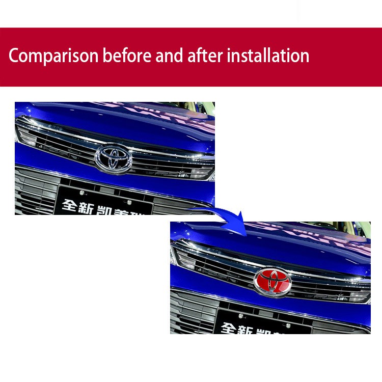 Logo Cách Tân Trang Trí Phía Trước Xe Hơi toyota landcool road Zerov4