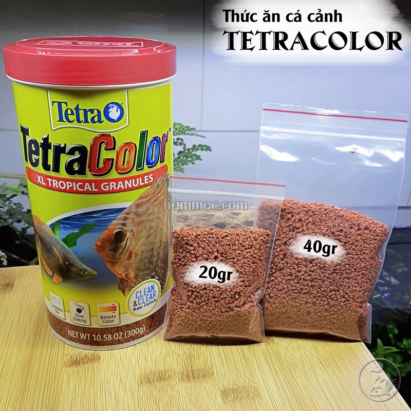 TeTra Color | Thức Ăn Cá Cảnh Cao Cấp - Giúp Lên Màu Đẹp Cho Cá Dĩa, Và Các Loại Cá Thuỷ Sinh [túi chiiết 20g/ 40g]