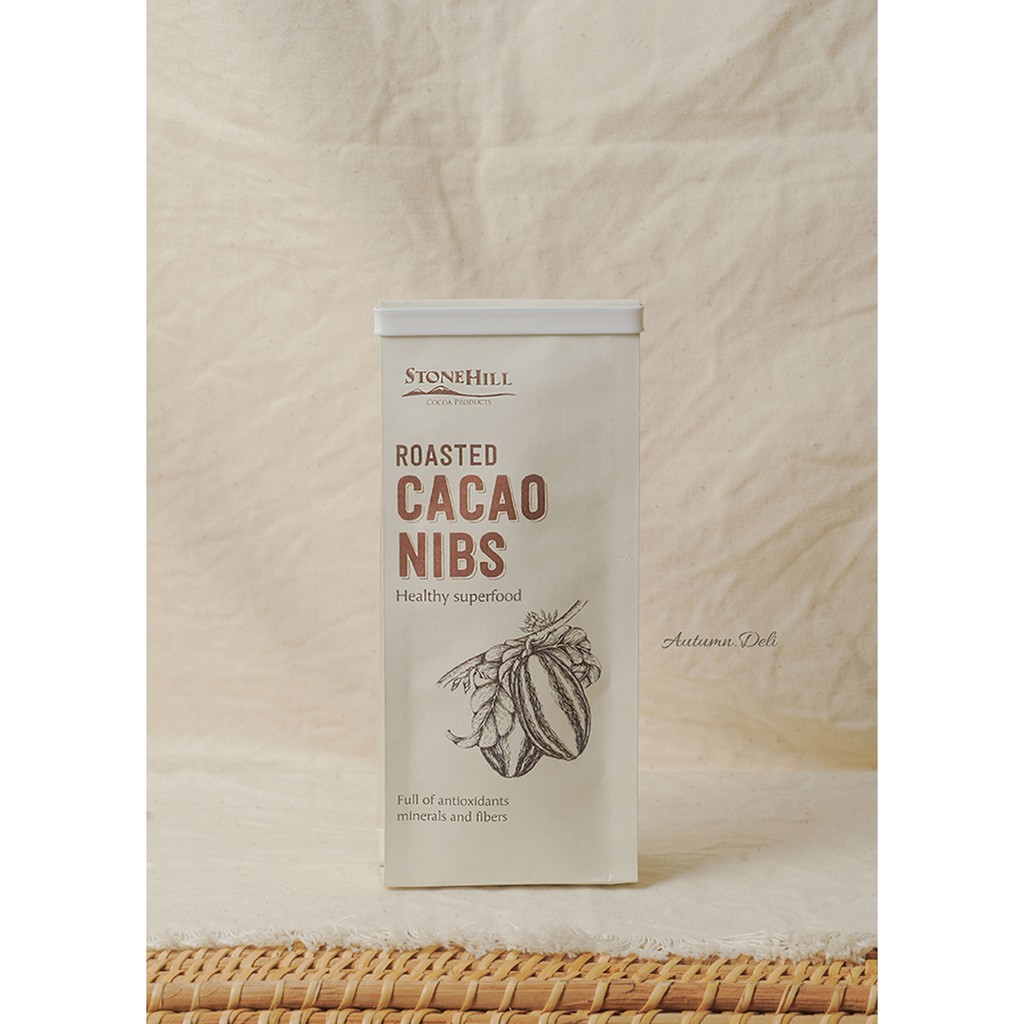 Hạt Cacao Rang - Stone Hill - Nguyên chất
