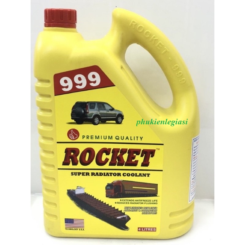 Nước làm mát Rocket 999 4L loại 4lít