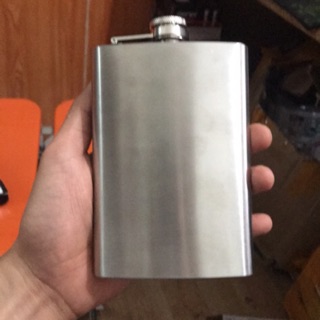 Bình rượu inox mini cổ điển 9oz ( 252ml )