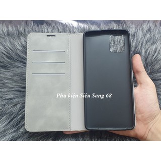 Bao da Samsung Note 10 Lite - Bao da PU Gấp 2 mặt