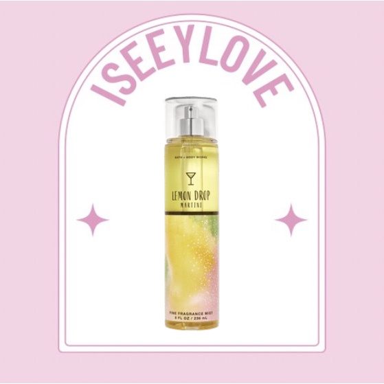 BODY MIST Xịt thơm toàn thân LEMON DROP BBW