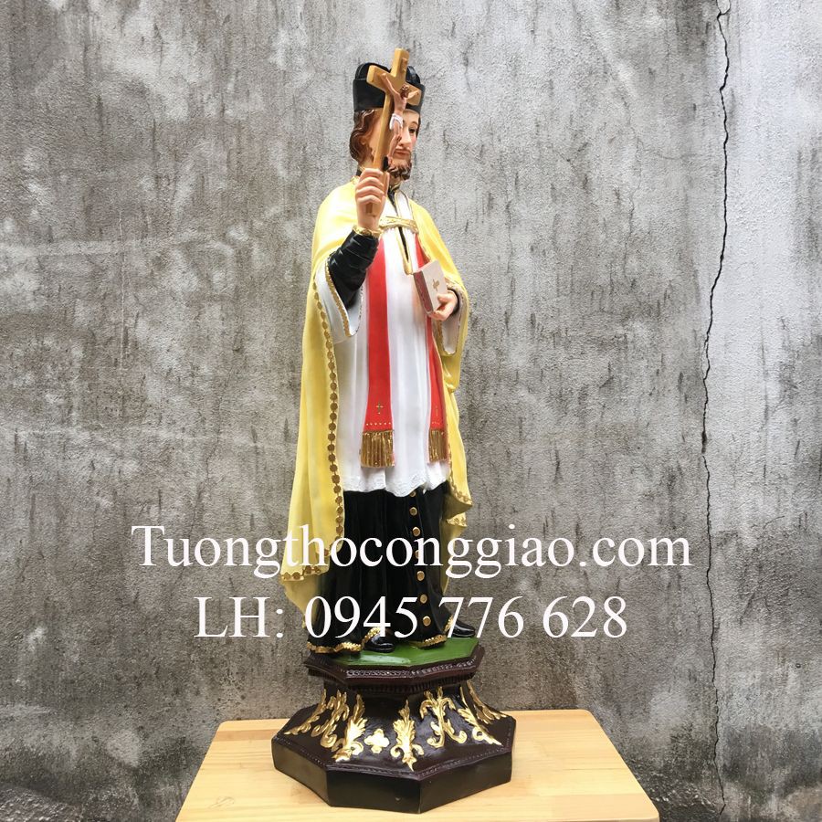 Tượng Thánh Phanxico Xavie 100cm composite