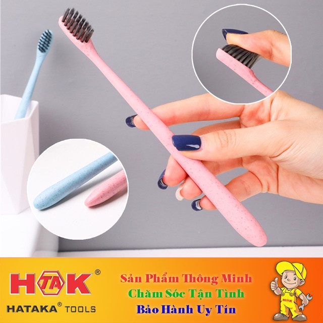 Bàn Chải Đánh Răng Lúa Mạch - Sợi Nano - Người Lớn