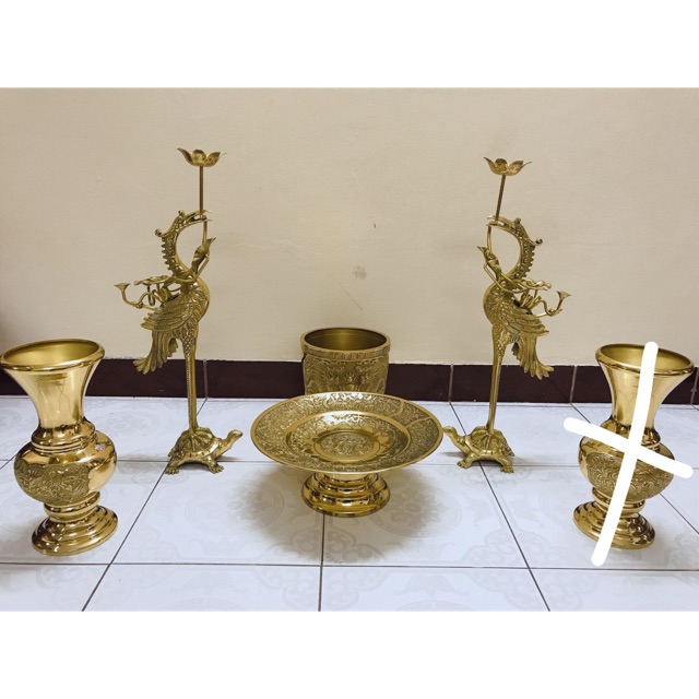 Bộ combo đồ thờ bằng đồng