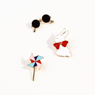 Huy hiệu hình con thỏ Hubeshop