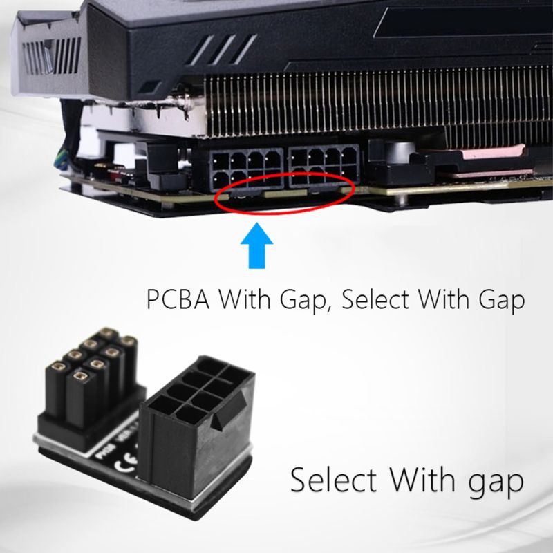 POWER Adapter Chuyển Đổi Kok 8 Pin Male Sang 8 Pin Female Cho Card Đồ Họa | BigBuy360 - bigbuy360.vn