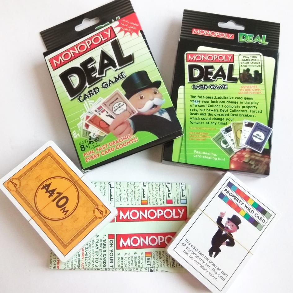 Bộ thẻ bài Monopoly Deal độc đáo