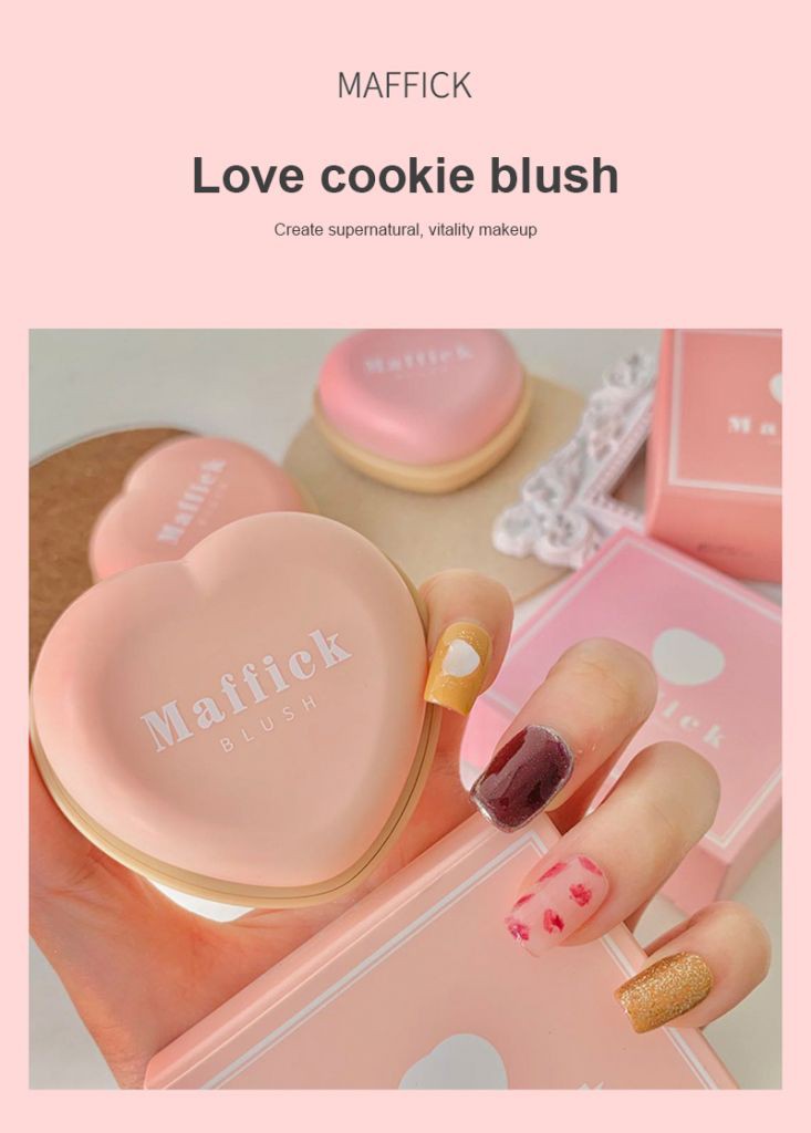 [Hàng mới về] Phấn má hồng Maffick blush hộp thiếc hình tim KK | BigBuy360 - bigbuy360.vn