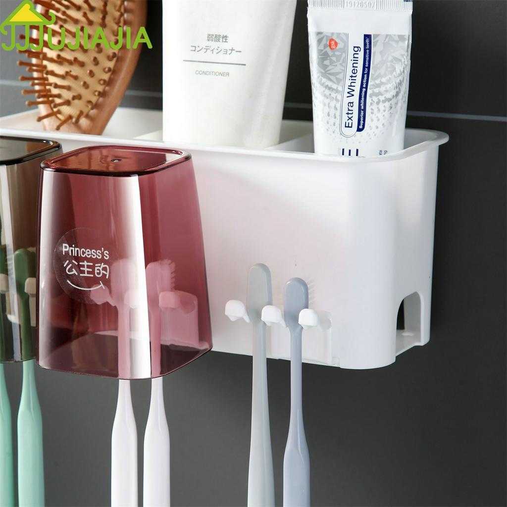 Kệ Đựng Đồ Và Bàn Chải Đánh Răng JUJIAJIA Cho Nhà Tắm